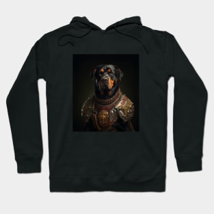 Valiant Rottweiler - Medieval German Knight Hoodie